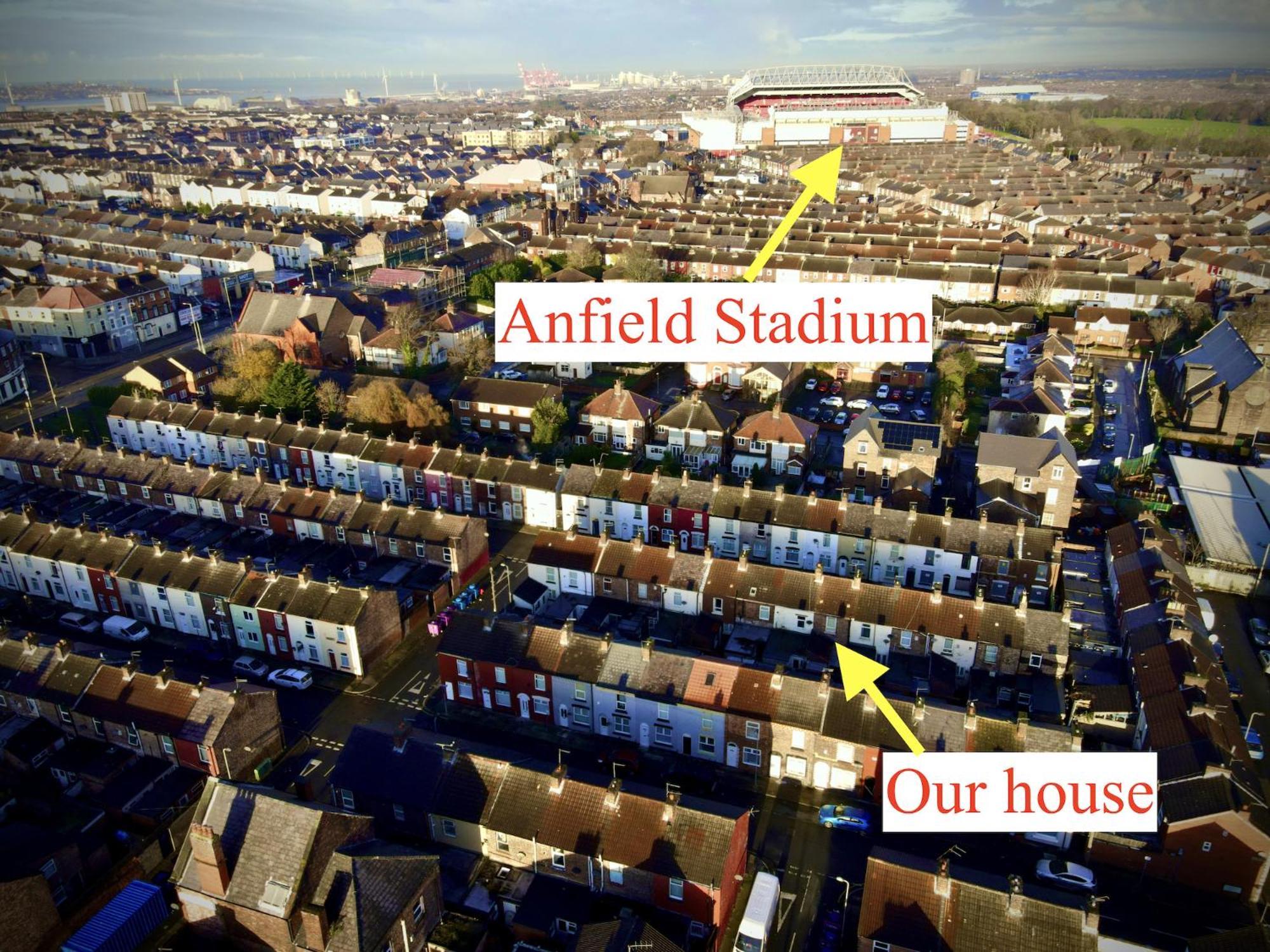Cosy Anfield Guesthouse - Free Parking Liverpool Exteriör bild